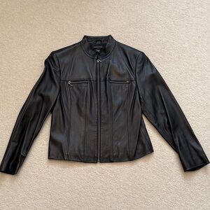 Valerie Steven Black Leather Women's Jacket